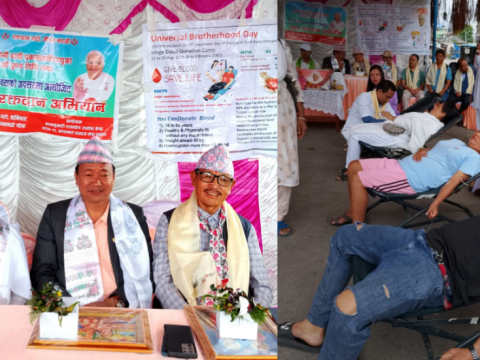 दादीको स्मृतिमा ब्रह्मकुमारीद्वारा ३७ प्रिन्ट रक्तदान 