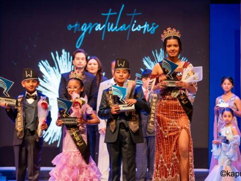 इङसोजङ्ग थापा र आरुसी बुढाथोकीलाई ‘मिलिनियम किड्स इन्टरनेशनल २०२६’ विजेताको उपाधि 