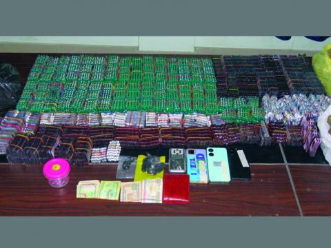 लागूऔषध ब्राउन सुगर र गाँजासहित चार जना पक्राउ